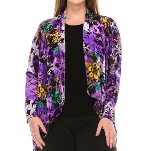 Jostar Velvet Burnout Jacket Long Sleeve MEDIUM